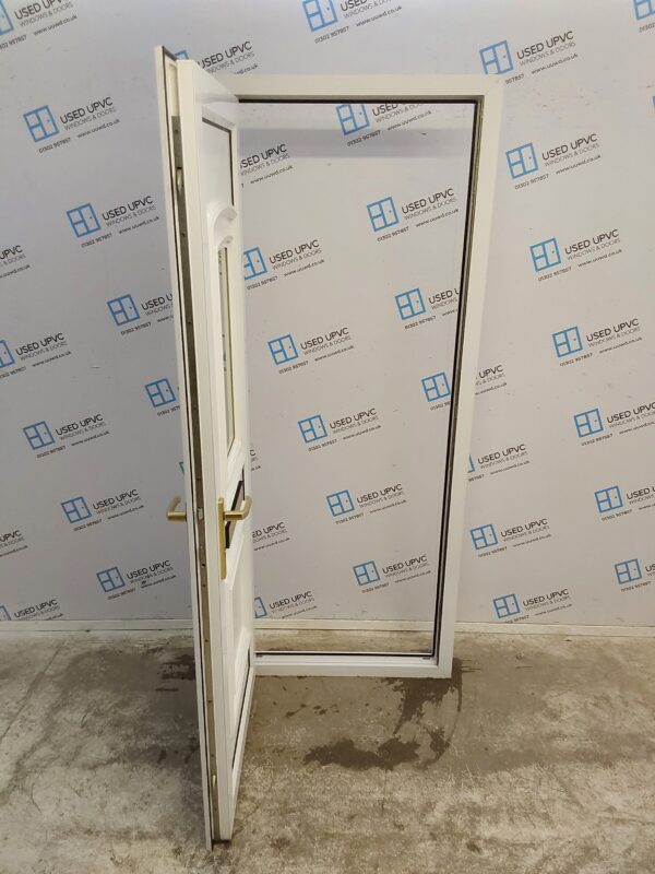 Used White Upvc Front Door 820mm x 2030mm 0607 - Image 3