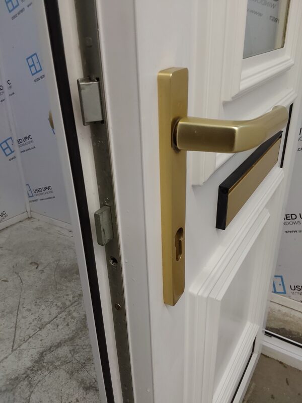 Used White Upvc Front Door 820mm x 2030mm 0607 - Image 6