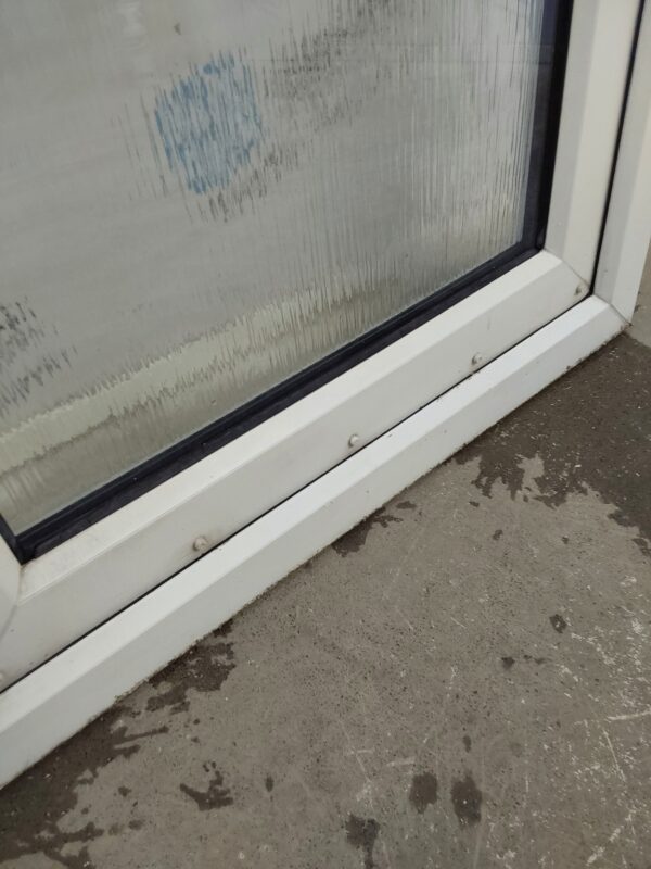 Used White Upvc Full Glass Back Door 840mm x 2055mm 0584 - Image 4