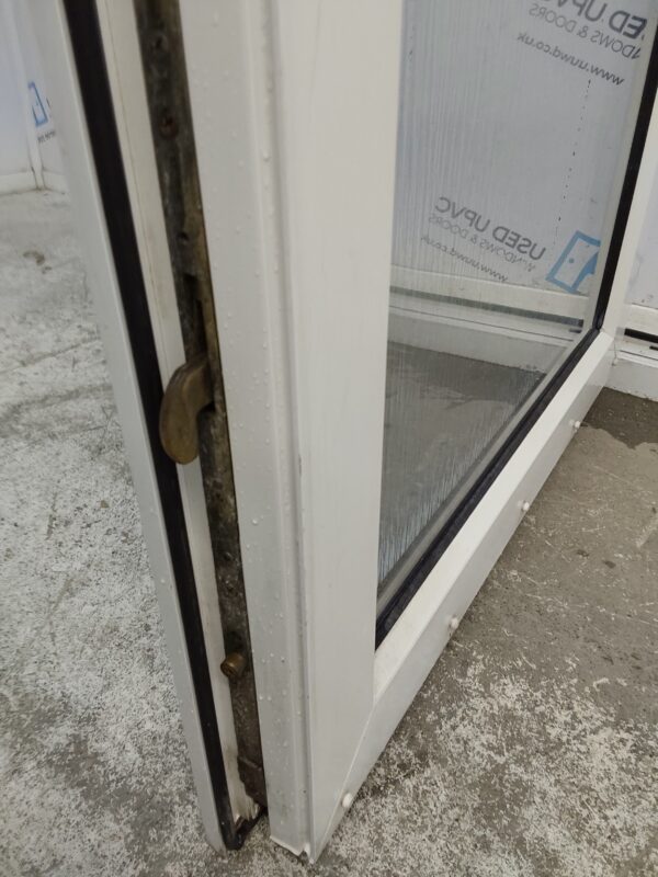 Used White Upvc Full Glass Back Door 840mm x 2055mm 0584 - Image 8