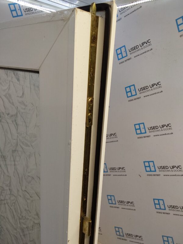 Used White Upvc Back Door 920mm x 2055mm 0430 - Image 6