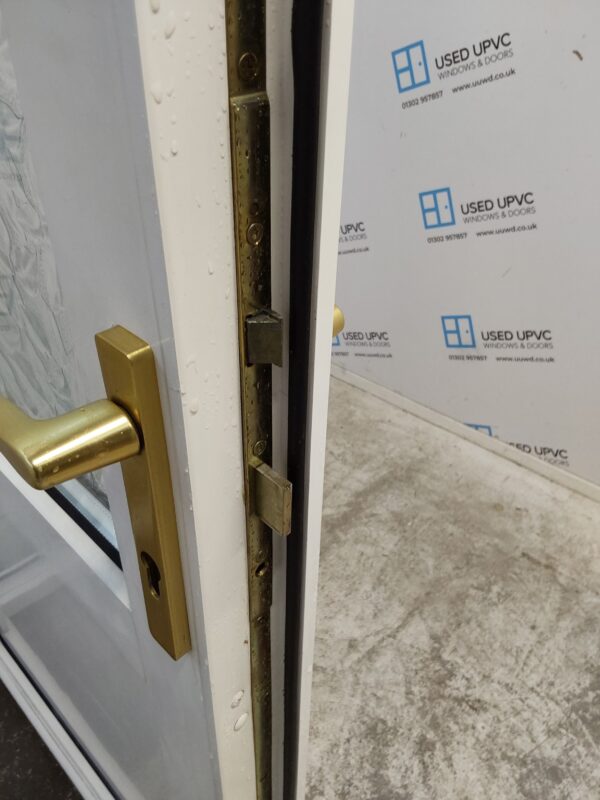 Used White Upvc Back Door 920mm x 2055mm 0430 - Image 7