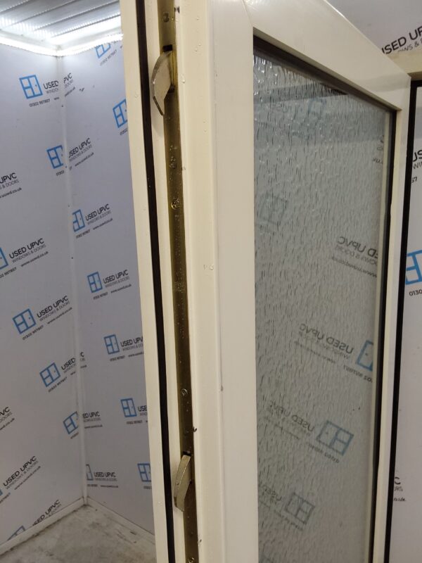 Used White Upvc Full Glass Back Door 935mm x 2025mm (reduce to 920mm) 0394 - Image 7