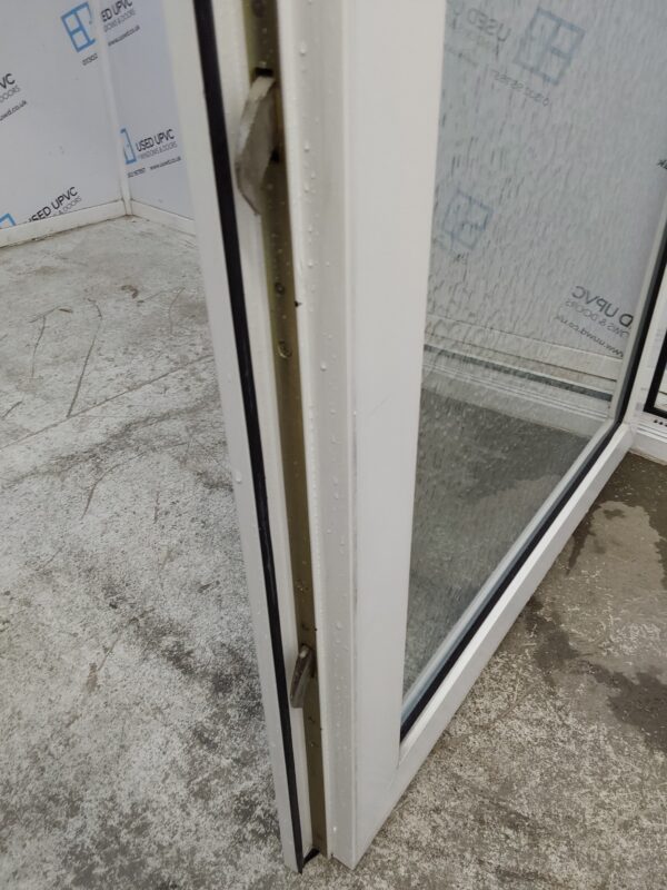 Used White Upvc Full Glass Back Door 935mm x 2025mm (reduce to 920mm) 0394 - Image 9