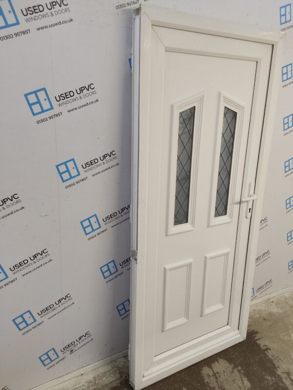 Used White Upvc Back Door 920mm x 2050mm 0392 - Image 4