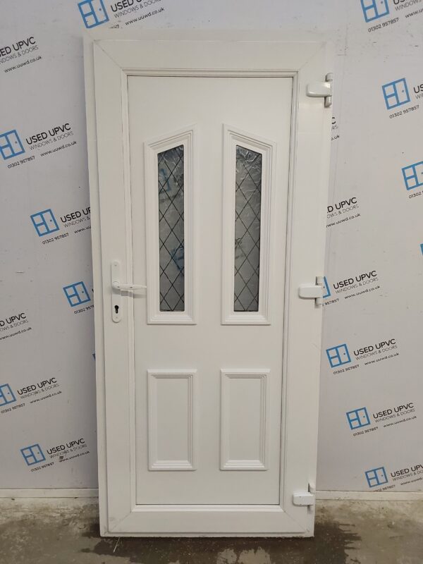 Used White Upvc Back Door 920mm x 2050mm 0392 - Image 2