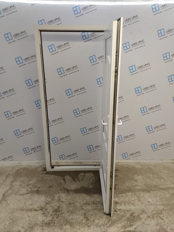 Used White Upvc Back Door 920mm x 2050mm 0392 - Image 3