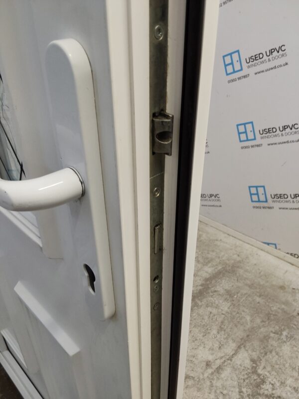 Used White Upvc Back Door 920mm x 2050mm 0392 - Image 8