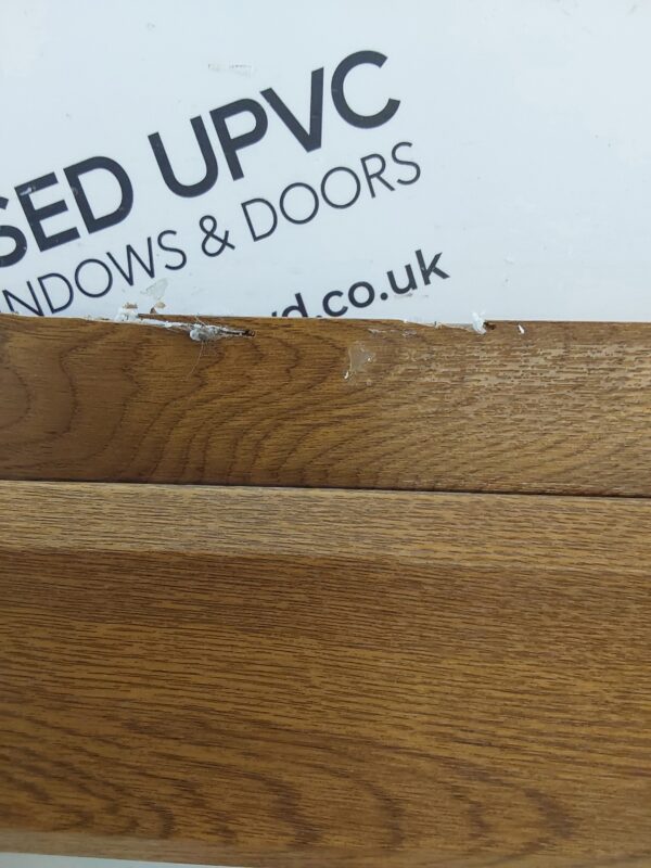 Used Oak Upvc French Doors 1565mm x 2125mm (reduce to 1535mm) EA1 - Image 5