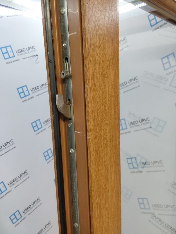 Used Oak Upvc French Doors 1565mm x 2125mm (reduce to 1535mm) EA1 - Image 8