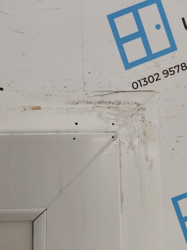 Used White Upvc Front Door 980mm x 2080mm (Reduce To 965mm) 0605 - Image 9