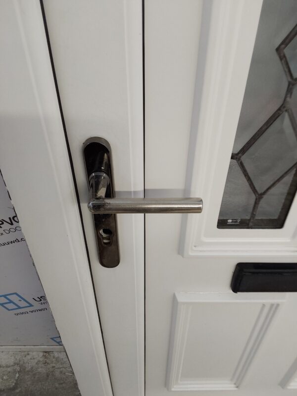 Used White Upvc Front Door 910mm x 2040mm 0554 - Image 7