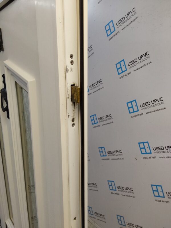 Used White Upvc Front Door 900mm x 2080mm 0498 - Image 4