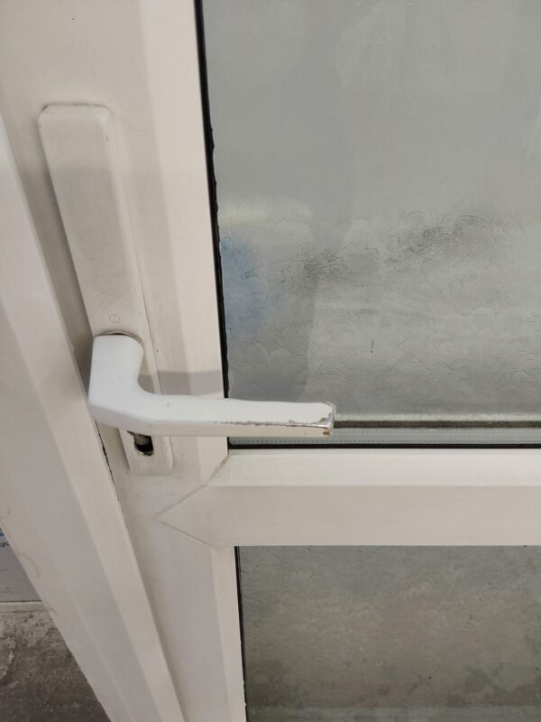 Used White Upvc Back Door 910mm x 2065mm 0458 - Image 12