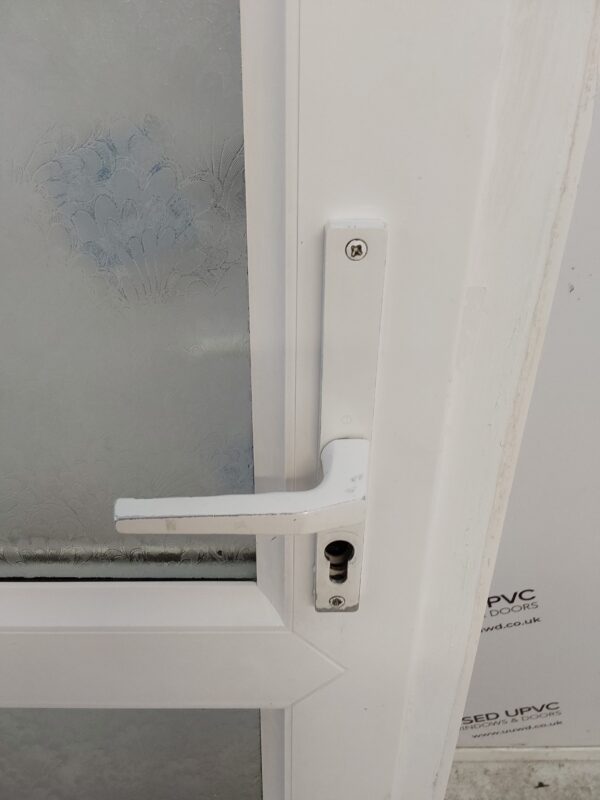 Used White Upvc Back Door 910mm x 2065mm 0458 - Image 13