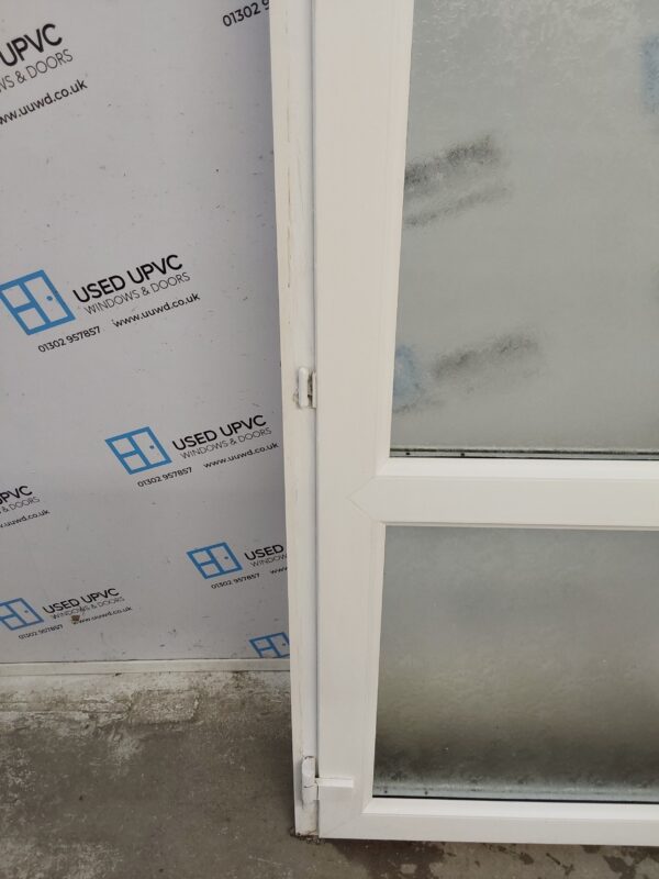 Used White Upvc Back Door 910mm x 2065mm 0458 - Image 7