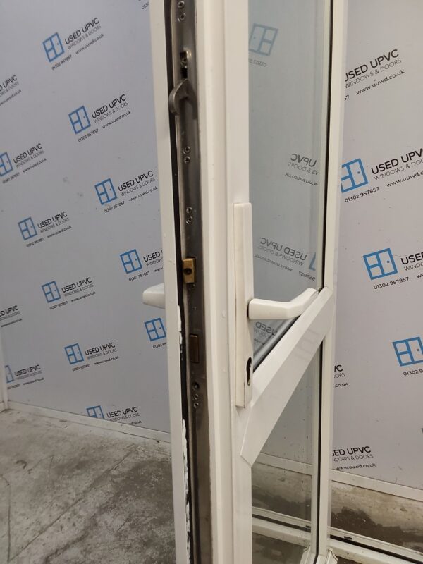 Used White Upvc Back Door 910mm x 2065mm 0458 - Image 5