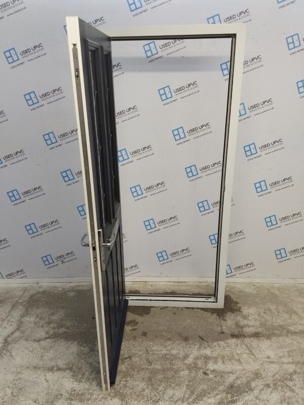 Used Dark Blue Composite Front Door 900mm x 2040mm 0660 - Image 3