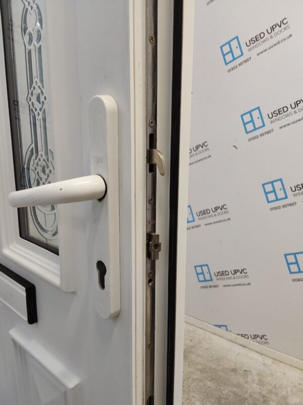 Used White Upvc Front Door 910mm x 2045mm (Reduce To 895mm) 0226 - Image 5