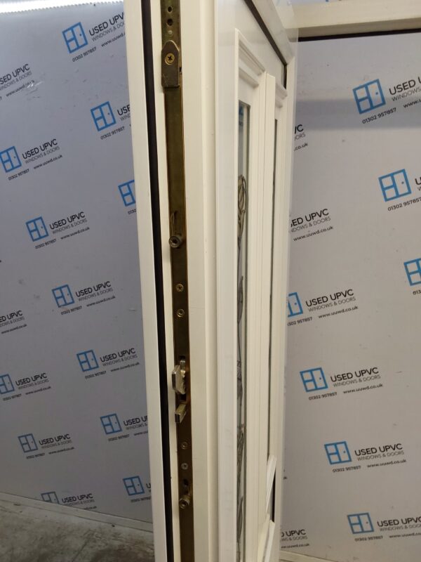 Used White Upvc Front Door 940mm x 2090mm (Reduce To 925mm) 0189 - Image 4
