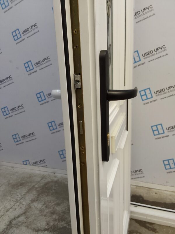Used White Upvc Front Door 940mm x 2090mm (Reduce To 925mm) 0189 - Image 5