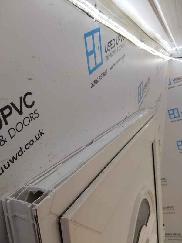 Used White Upvc Back Door (Outwards Opening) 995mm x 2070mm 0130 - Image 9
