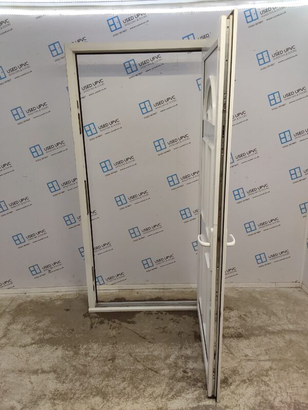 Used White Upvc Back Door (Outwards Opening) 995mm x 2070mm 0130 - Image 2