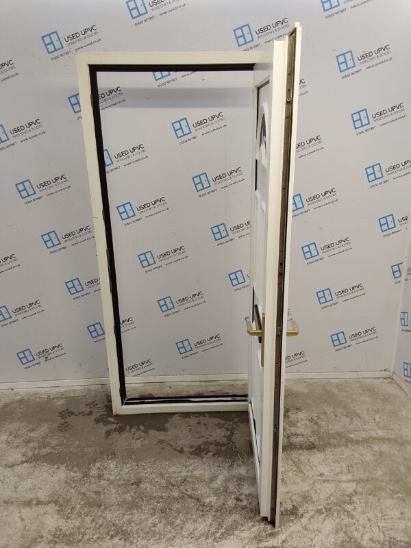 Used White Upvc Front Door 915mm x 1990mm 0122 - Image 3