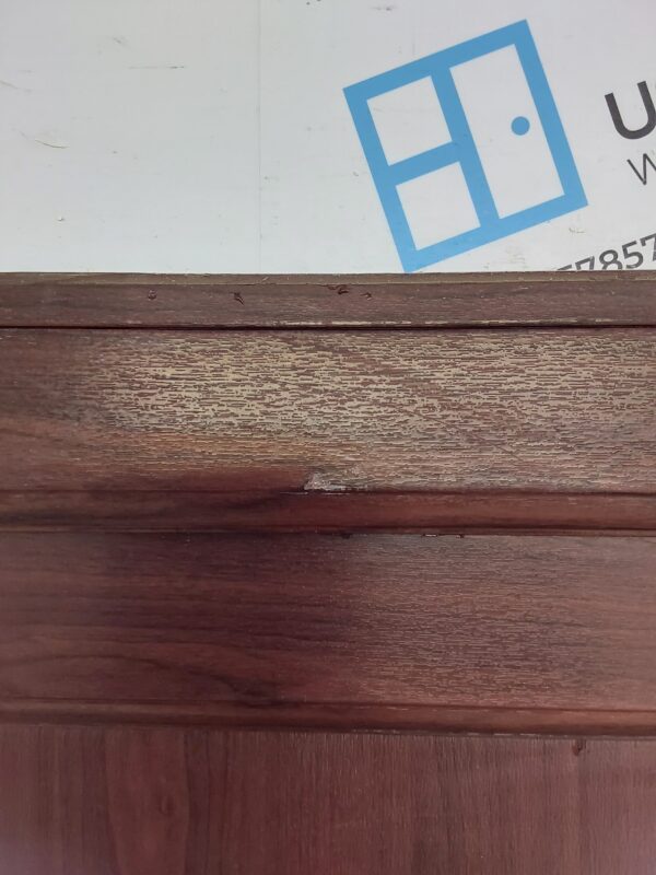Used Rosewood Upvc Front Door 935mm x 2080mm (Reduce To 895mm x 2060mm) 0063 - Image 7