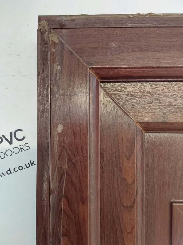 Used Rosewood Upvc Front Door 935mm x 2080mm (Reduce To 895mm x 2060mm) 0063 - Image 8