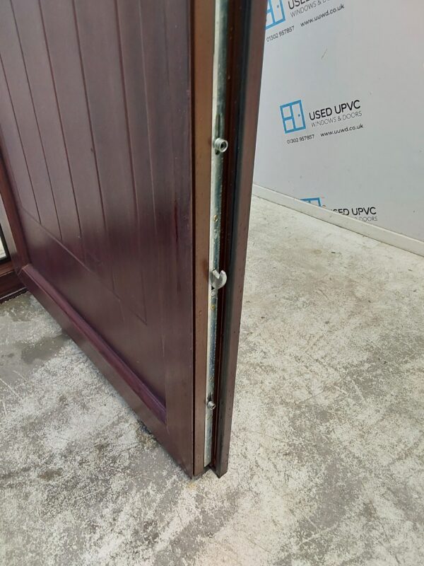 Used Rosewood Upvc Front Door 935mm x 2080mm (Reduce To 895mm x 2060mm) 0063 - Image 6
