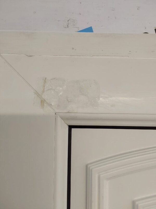 Used White Upvc Back Door 845mm x 2030mm 0054 - Image 7