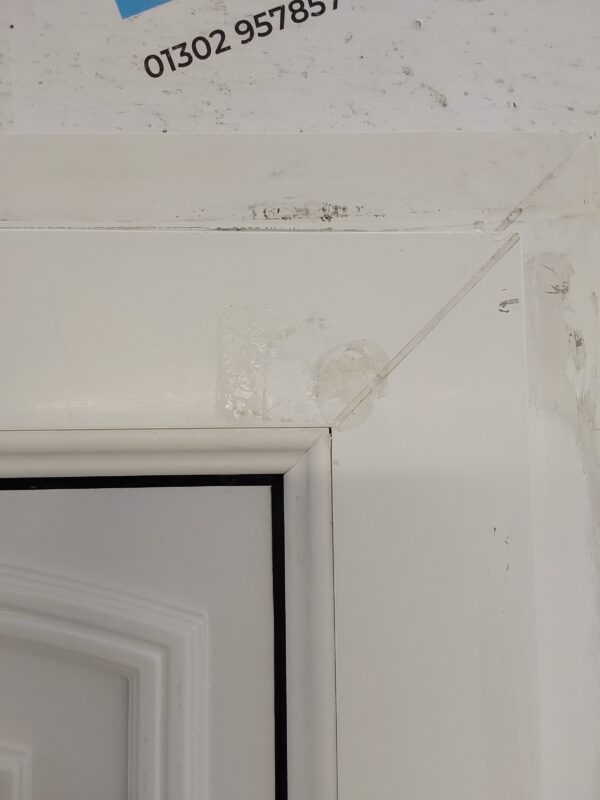 Used White Upvc Back Door 845mm x 2030mm 0054 - Image 8