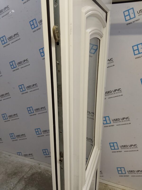 Used White Upvc Back Door 845mm x 2030mm 0054 - Image 4