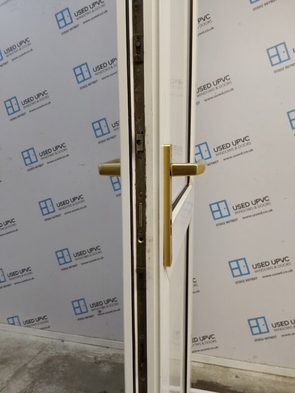 Used White Upvc Back Door 870mm x 2285mm 0008 - Image 5