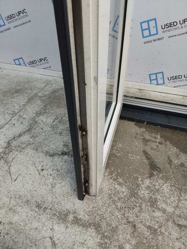 Used Anthracite Grey Upvc French Doors 1285mm x 2105mm EA10 - Image 5