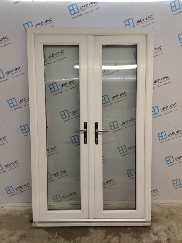 Used Anthracite Grey Upvc French Doors 1285mm x 2105mm EA10 - Image 6