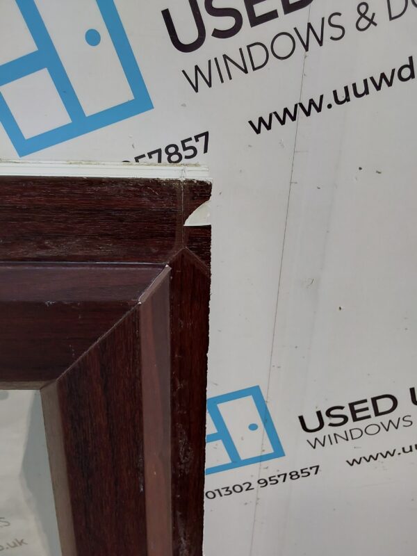 Used Rosewood Upvc Window 615mm x 1320mm W0121 - Image 5