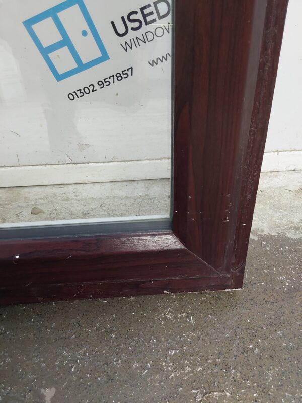 Used Rosewood Upvc Window 615mm x 1320mm W0121 - Image 7