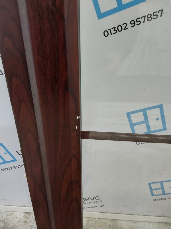 Used Rosewood Upvc Window 615mm x 1320mm W0121 - Image 8