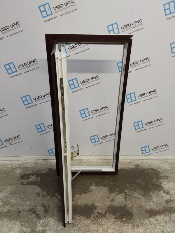 Used Rosewood Upvc Window 615mm x 1320mm W0121 - Image 2