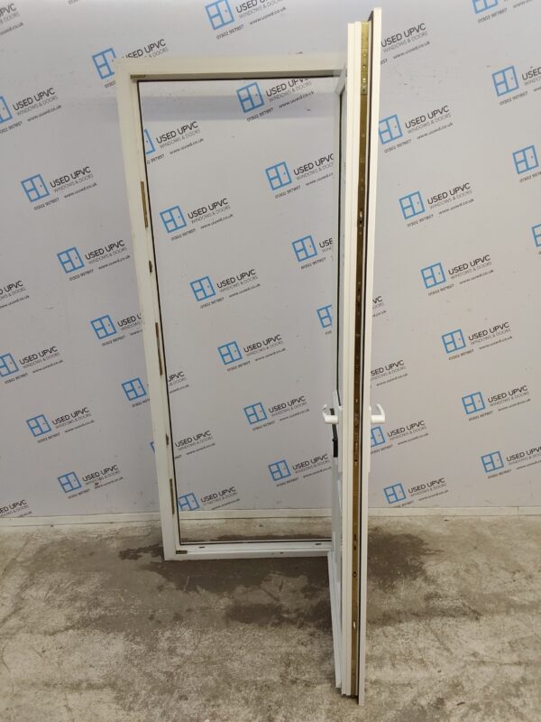 Used White Upvc Front Door 870mm x 2060mm 0733 - Image 3