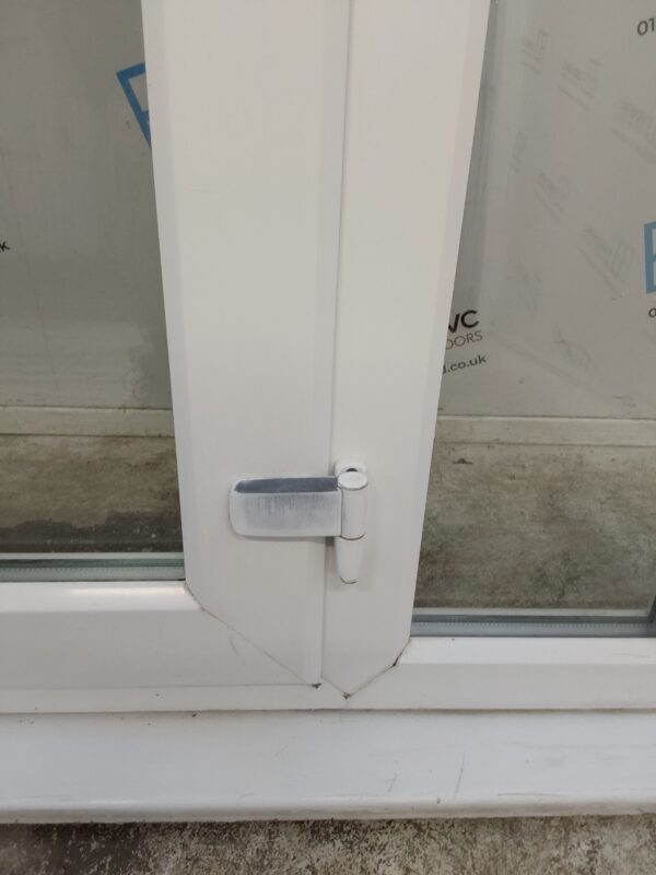 Used White Upvc French Doors And Side Panels 2105mm x 2095mm EA9 - Image 8