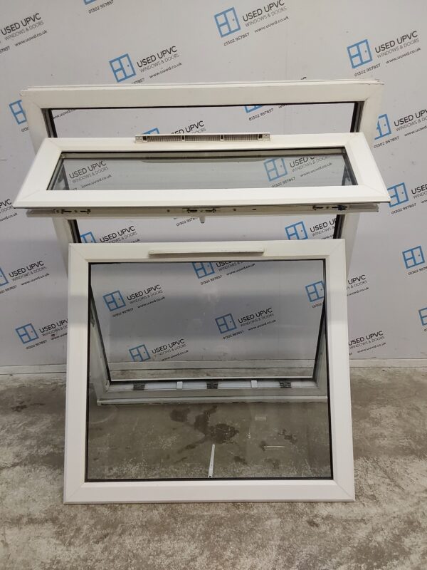 Used White Upvc Window 1080mm x 1395mm C4A003 - Image 4