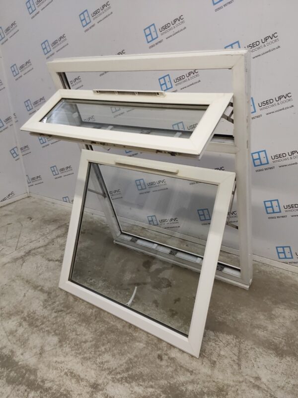 Used White Upvc Window 1080mm x 1395mm C4A003 - Image 3