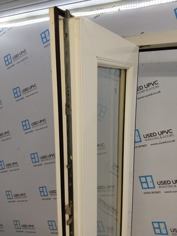 Used White Upvc French Doors 1125mm x 2075mm EA2 - Image 8