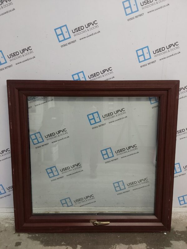 Used Woodgrain Upvc Window 1230mm x 1190mm LW0116 - Image 2