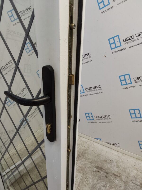 Used White Upvc French Doors 1470mm x 2230mm EA1 - Image 7