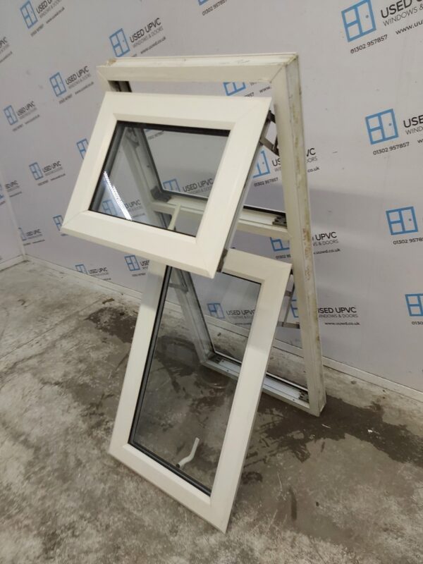 Used White Upvc Window 590mm x 1335mm W0455 - Image 3