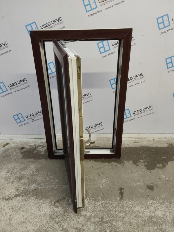 Used Rosewood Upvc Window 620mm x 1010mm W0122 - Image 3